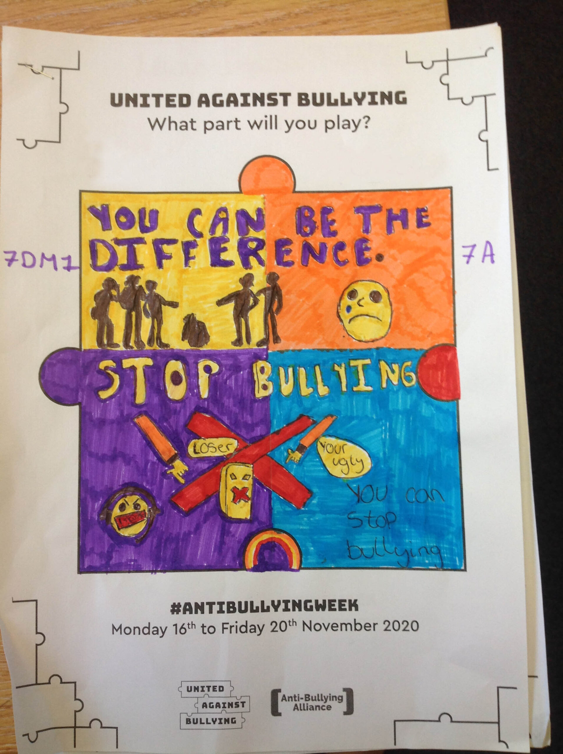 Anti-bullying Week 2020 – Dame Elizabeth Cadbury School