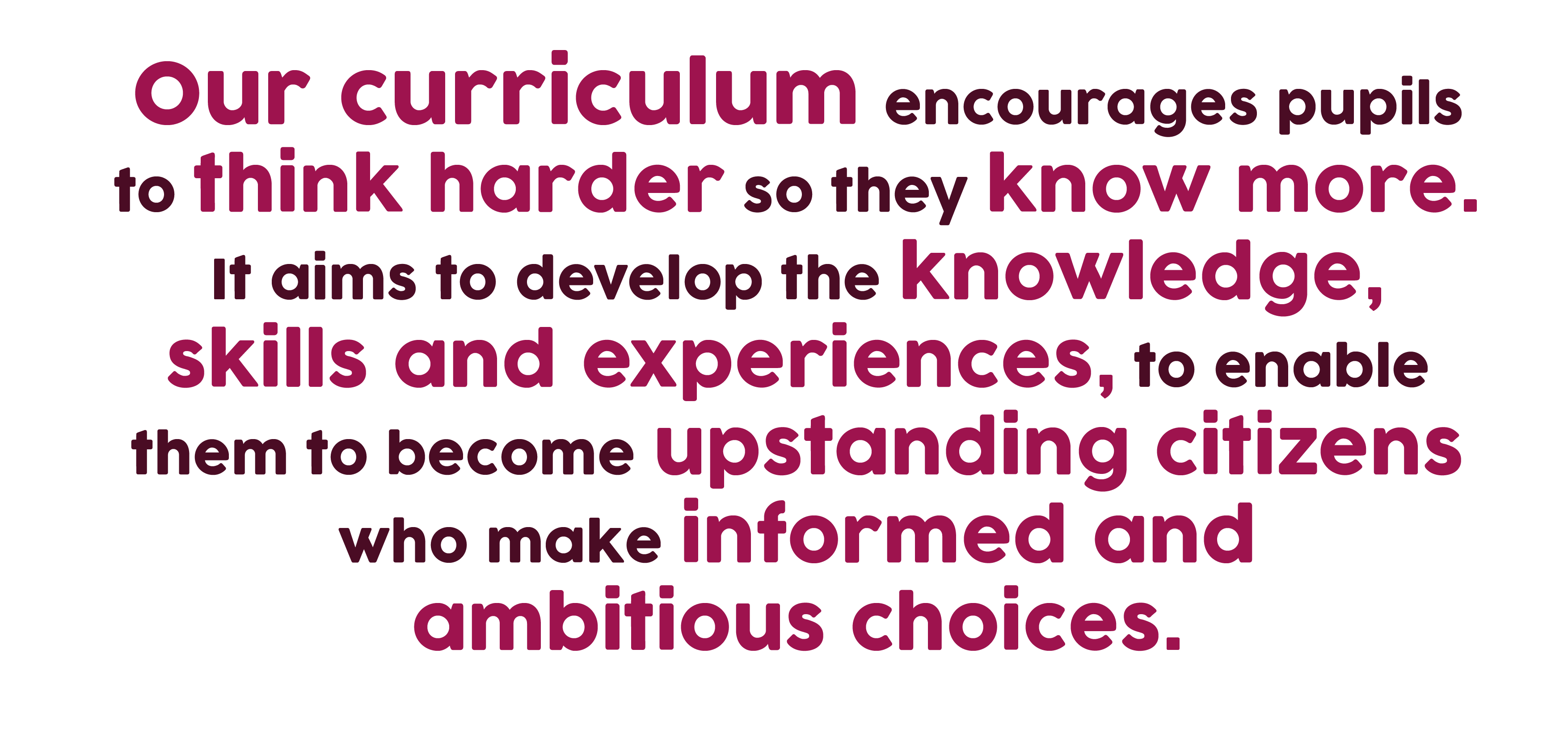 dec curriculum intent