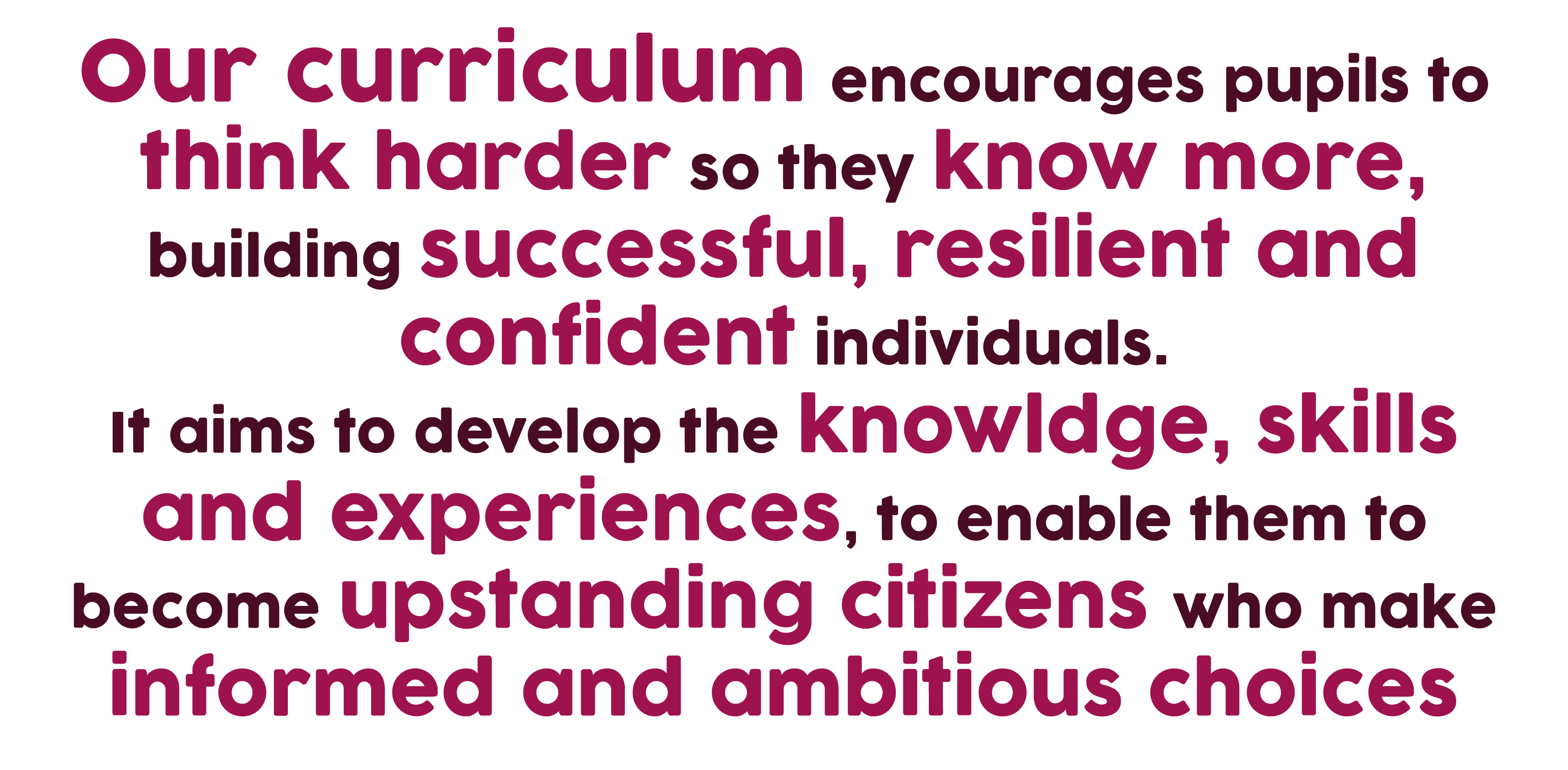 curriculum intent
