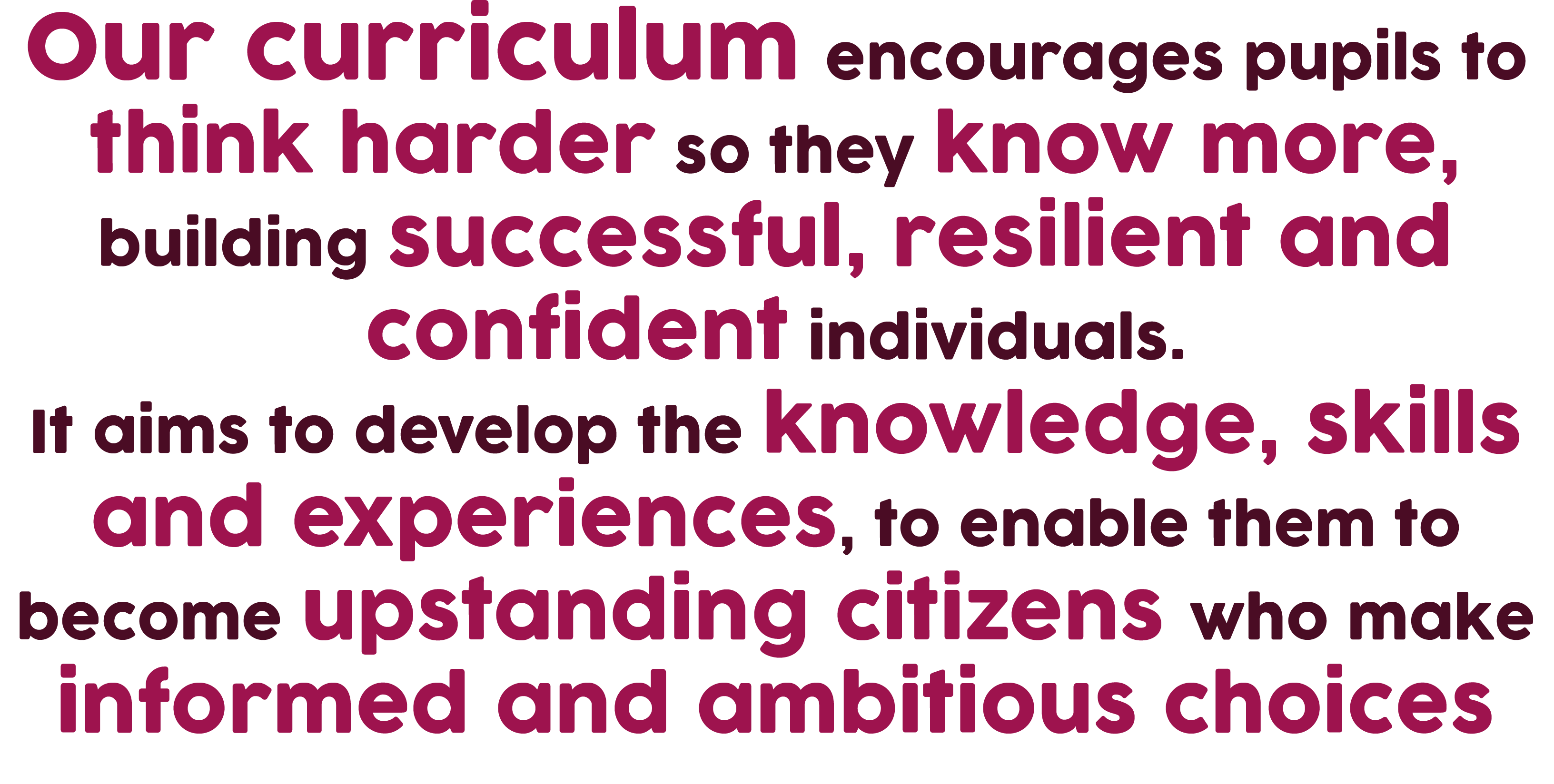 curriculum intent