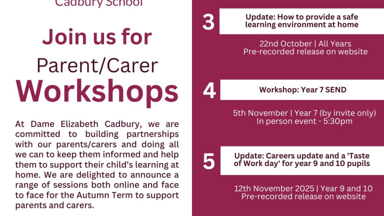 ParentCarer Workshops