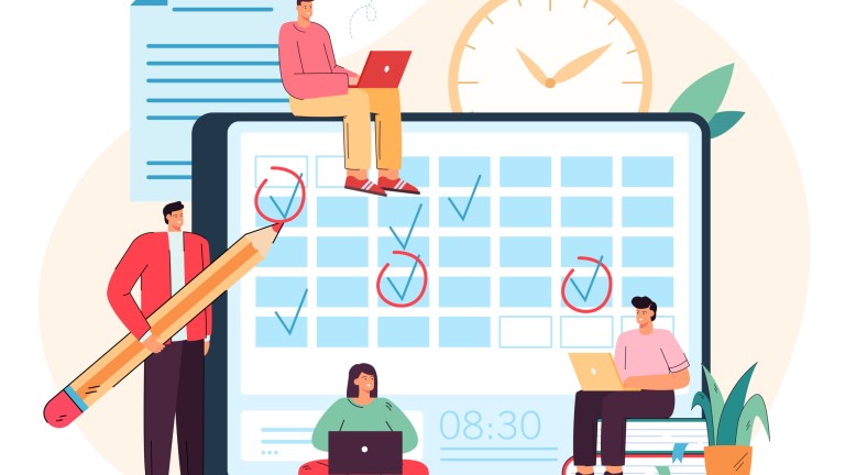 Students or employees adding events or deadlines to calendar app